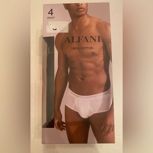 Alfani Men's 4 Pack Briefs in Black Size XL 38-40 NWT $40